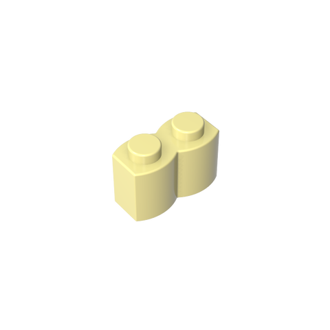 Gobricks,Brick Special 1 x 2 Palisade [aka Log],30136