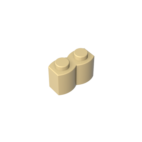 Gobricks,Brick Special 1 x 2 Palisade [aka Log],30136