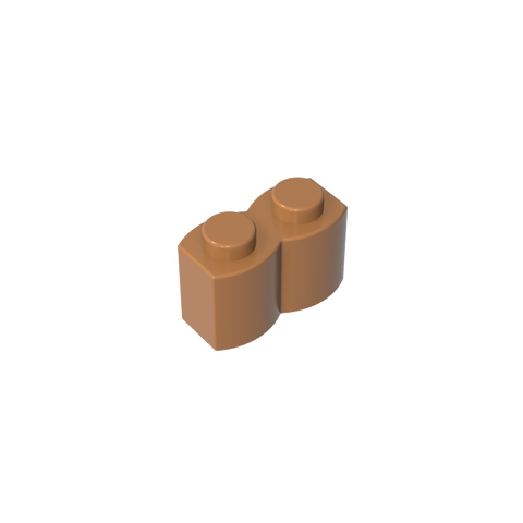 Gobricks,Brick Special 1 x 2 Palisade [aka Log],30136