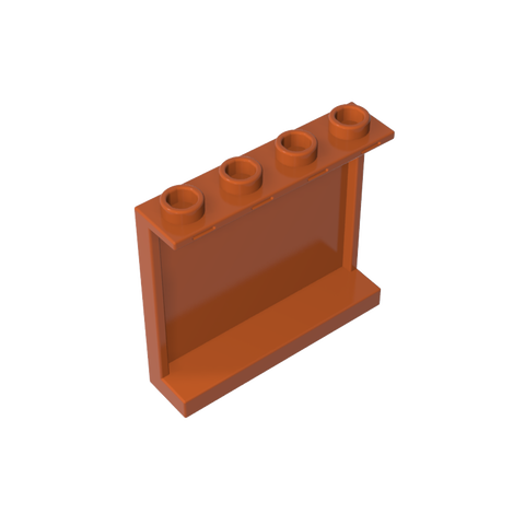 Gobricks,Panel 1 x 4 x 3 [Side Supports/ Hollow Studs],60581,87543,35323,30007