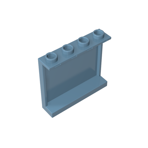 Gobricks,Panel 1 x 4 x 3 [Side Supports/ Hollow Studs],60581,87543,35323,30007