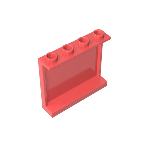Gobricks,Panel 1 x 4 x 3 [Side Supports/ Hollow Studs],60581,87543,35323,30007