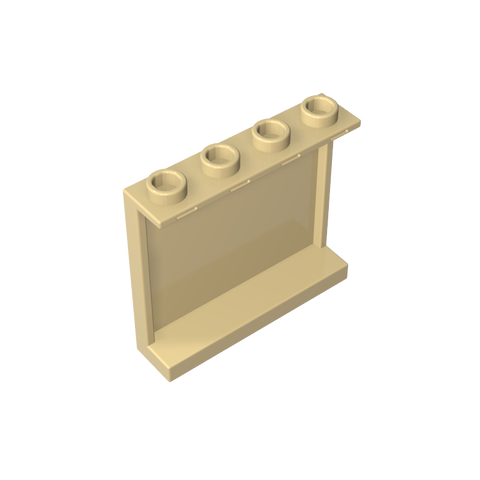 Gobricks,Panel 1 x 4 x 3 [Side Supports/ Hollow Studs],60581,87543,35323,30007