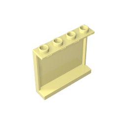 Gobricks,Panel 1 x 4 x 3 [Side Supports/ Hollow Studs],60581,87543,35323,30007