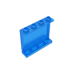 Gobricks,Panel 1 x 4 x 3 [Side Supports/ Hollow Studs],60581,87543,35323,30007