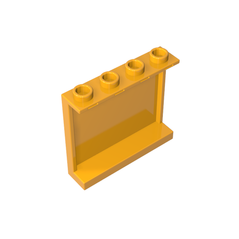Gobricks,Panel 1 x 4 x 3 [Side Supports/ Hollow Studs],60581,87543,35323,30007