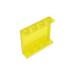 Panel 1 x 4 x 3 [Side Supports / Hollow Studs] ,60581