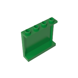 Gobricks,Panel 1 x 4 x 3 [Side Supports/ Hollow Studs],60581,87543,35323,30007