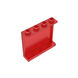 Gobricks,Panel 1 x 4 x 3 [Side Supports/ Hollow Studs],60581,87543,35323,30007