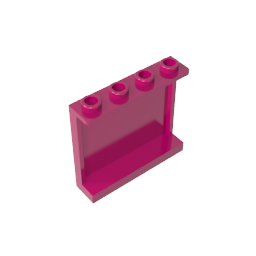 Gobricks,Panel 1 x 4 x 3 [Side Supports/ Hollow Studs],60581,87543,35323,30007