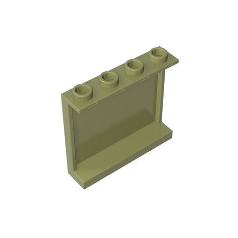 Gobricks,Panel 1 x 4 x 3 [Side Supports/ Hollow Studs],60581,87543,35323,30007