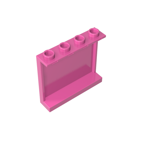 Gobricks,Panel 1 x 4 x 3 [Side Supports/ Hollow Studs],60581,87543,35323,30007