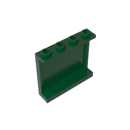 Gobricks,Panel 1 x 4 x 3 [Side Supports/ Hollow Studs],60581,87543,35323,30007