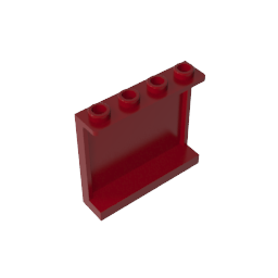 Gobricks,Panel 1 x 4 x 3 [Side Supports/ Hollow Studs],60581,87543,35323,30007