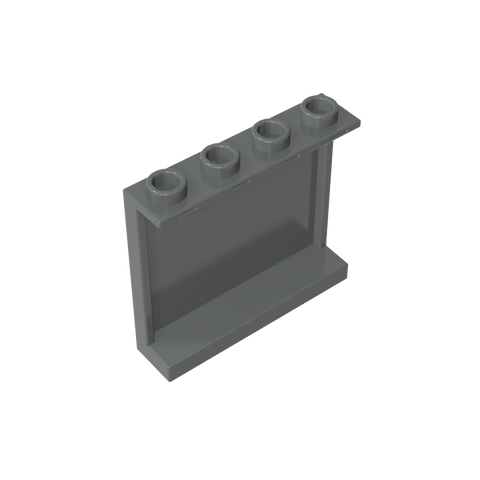 Gobricks,Panel 1 x 4 x 3 [Side Supports/ Hollow Studs],60581,87543,35323,30007