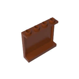 Gobricks,Panel 1 x 4 x 3 [Side Supports/ Hollow Studs],60581,87543,35323,30007