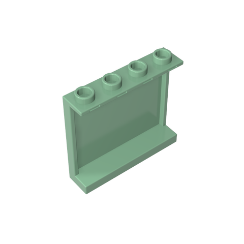 Gobricks,Panel 1 x 4 x 3 [Side Supports/ Hollow Studs],60581,87543,35323,30007