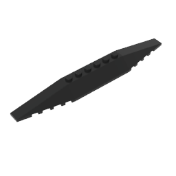 Gobricks,Wedge Sloped 2 x 16 Triple,30382