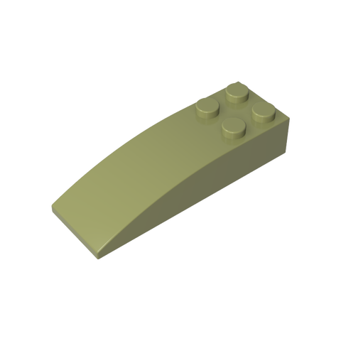 Gobricks,Brick Curved 6 x 2,44126,52214