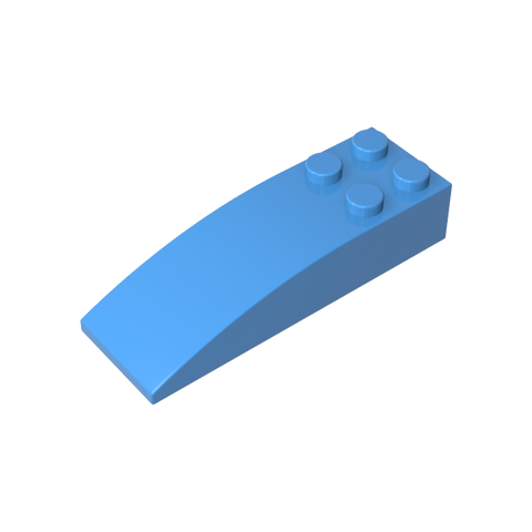 Gobricks,Brick Curved 6 x 2,44126,52214