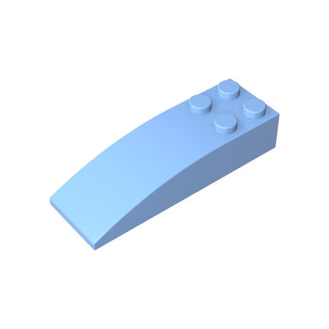 Gobricks,Brick Curved 6 x 2,44126,52214