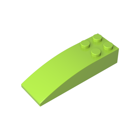 Gobricks,Brick Curved 6 x 2,44126,52214