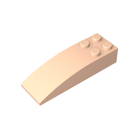 Gobricks,Brick Curved 6 x 2,44126,52214