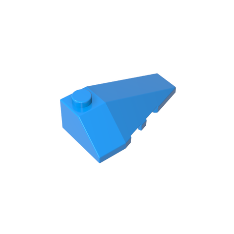 Gobricks,Wedge Sloped 4 x 2 Triple Right,43711