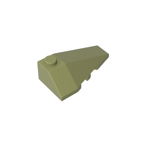Gobricks,Wedge Sloped 4 x 2 Triple Right,43711
