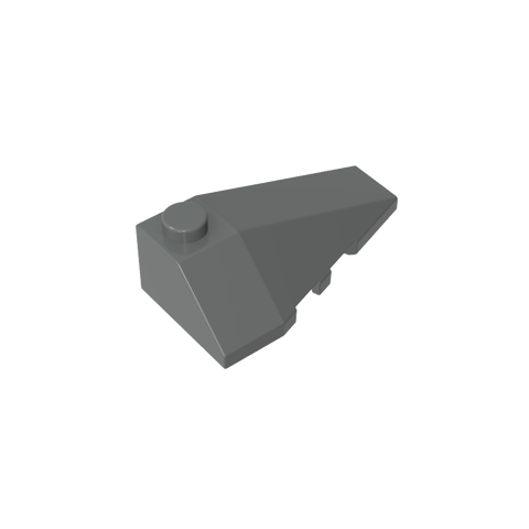 Gobricks,Wedge Sloped 4 x 2 Triple Right,43711
