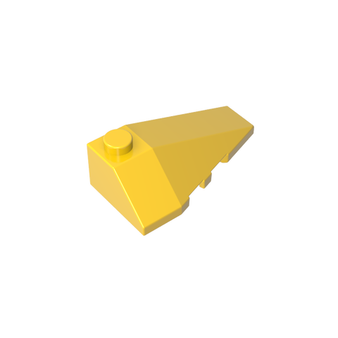 Gobricks,Wedge Sloped 4 x 2 Triple Right,43711