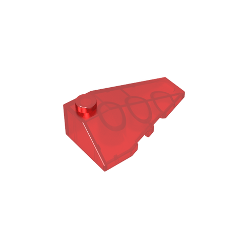 Gobricks,Wedge Sloped 4 x 2 Triple Right,43711