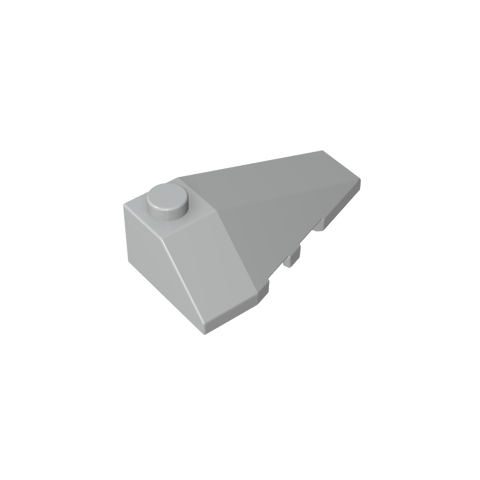 Gobricks,Wedge Sloped 4 x 2 Triple Right,43711