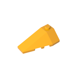Gobricks,Wedge Sloped 4 x 2 Triple Left,43710
