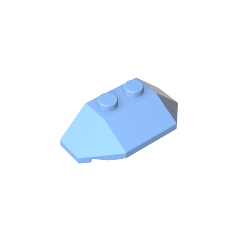 Gobricks,Wedge Sloped 45° 2 x 4 Triple,47759