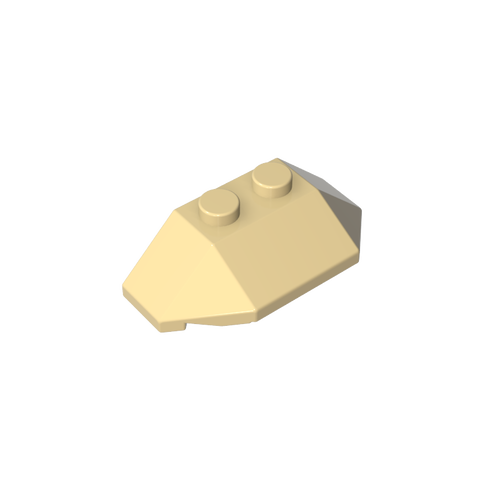 Gobricks,Wedge Sloped 45° 2 x 4 Triple,47759