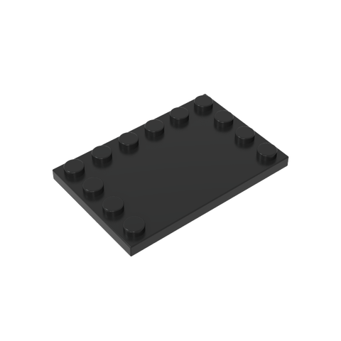 Gobricks,Plate Special 4 x 6 with Studs on 3 Edges,6180
