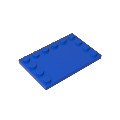 Gobricks,Plate Special 4 x 6 with Studs on 3 Edges,6180