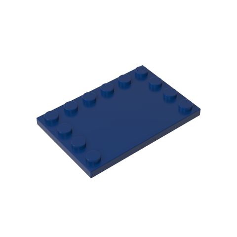 Gobricks,Plate Special 4 x 6 with Studs on 3 Edges,6180