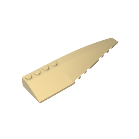 Gobricks,Wedge Curved 12 x 3 Right,42060
