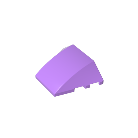 Gobricks,Wedge Curved 4 x 3 No Studs [Plain],64225,67121
