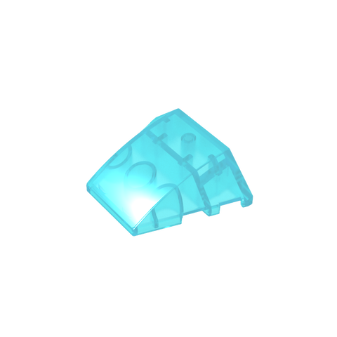 Gobricks,Wedge Curved 4 x 3 No Studs [Plain],64225,67121