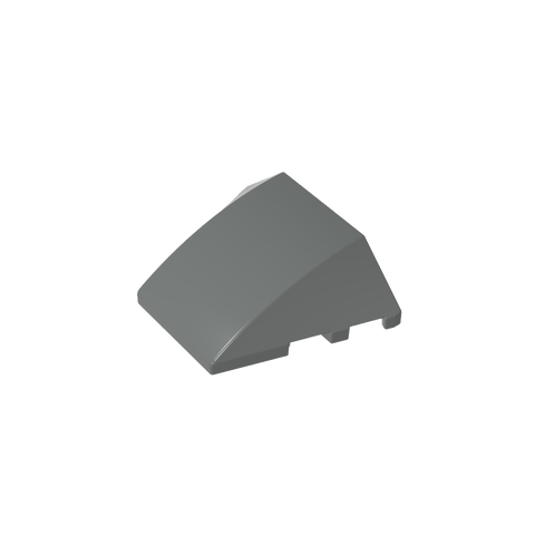 Gobricks,Wedge Curved 4 x 3 No Studs [Plain],64225,67121