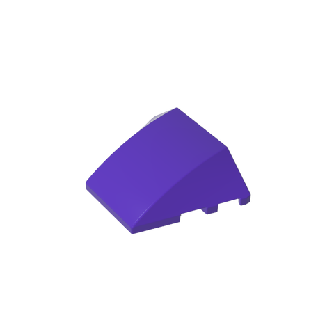 Gobricks,Wedge Curved 4 x 3 No Studs [Plain],64225,67121