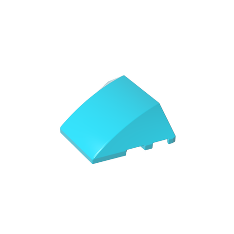 Gobricks,Wedge Curved 4 x 3 No Studs [Plain],64225,67121