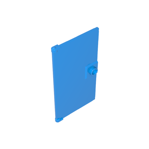 Gobricks,Door 1 x 4 x 6 Smooth with Square Handle Plinth,60616a,60616,60616b,35290,35291