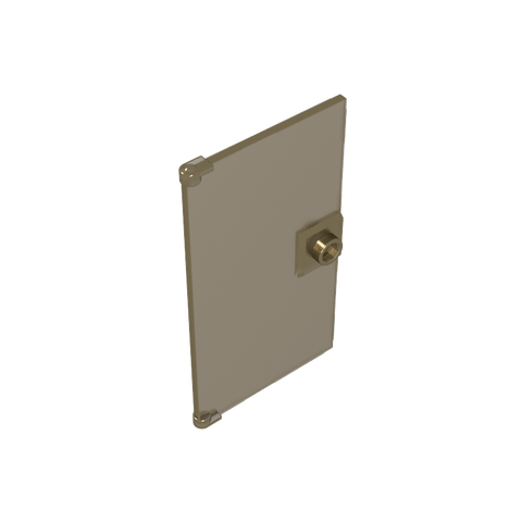 Gobricks,Door 1 x 4 x 6 Smooth with Square Handle Plinth,60616a,60616,60616b,35290,35291