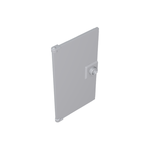 Gobricks,Door 1 x 4 x 6 Smooth with Square Handle Plinth,60616a,60616,60616b,35290,35291