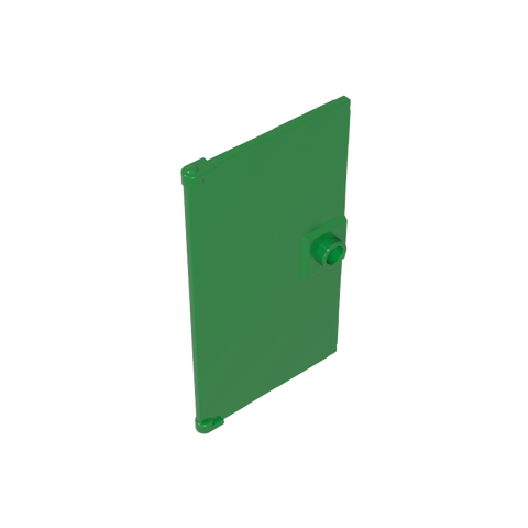 Gobricks,Door 1 x 4 x 6 Smooth with Square Handle Plinth,60616a,60616,60616b,35290,35291
