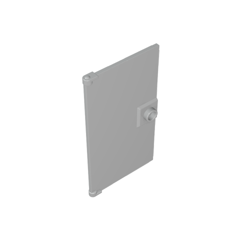 Gobricks,Door 1 x 4 x 6 Smooth with Square Handle Plinth,60616a,60616,60616b,35290,35291